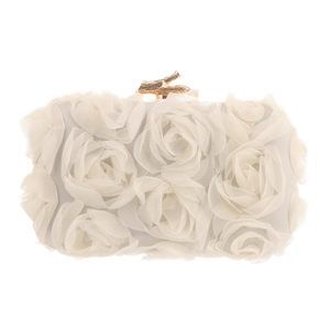 Lace Floral Clutch Purses mal Flower Evening Handbags With Chain :[